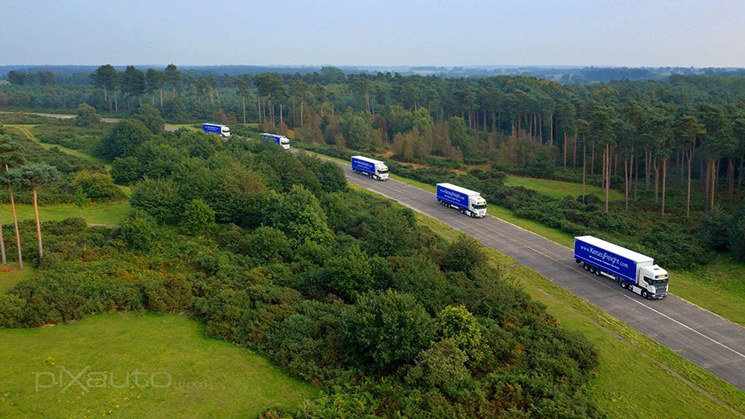 Kersey Freight truck convoy